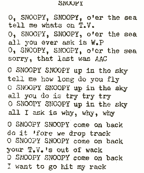 Snoopy poem